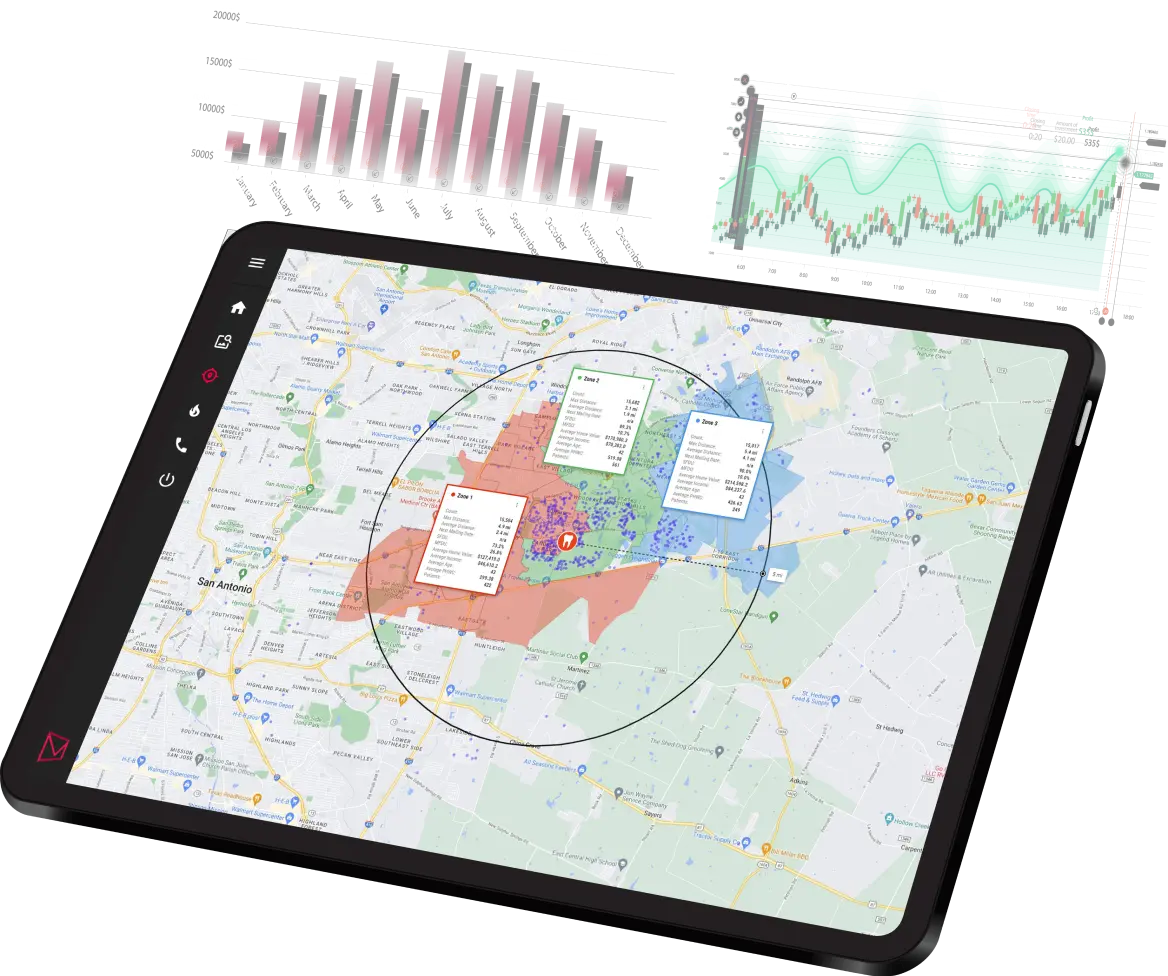 Signup page for a new mover marketing campaign displayed on a tablet