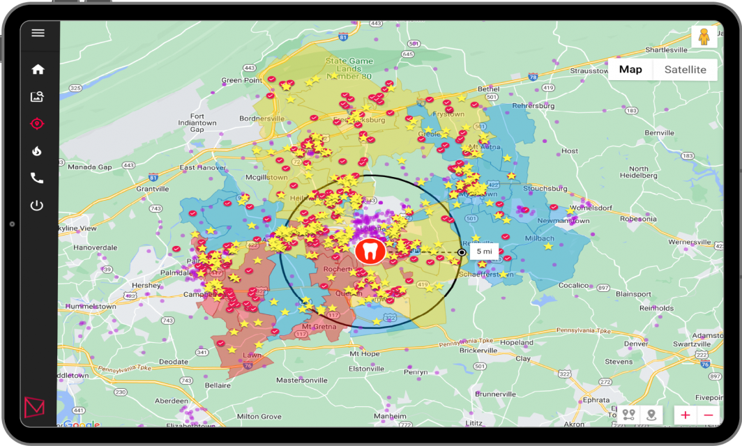 Step 1 of a promotional campaign with a focus on different marketing channels